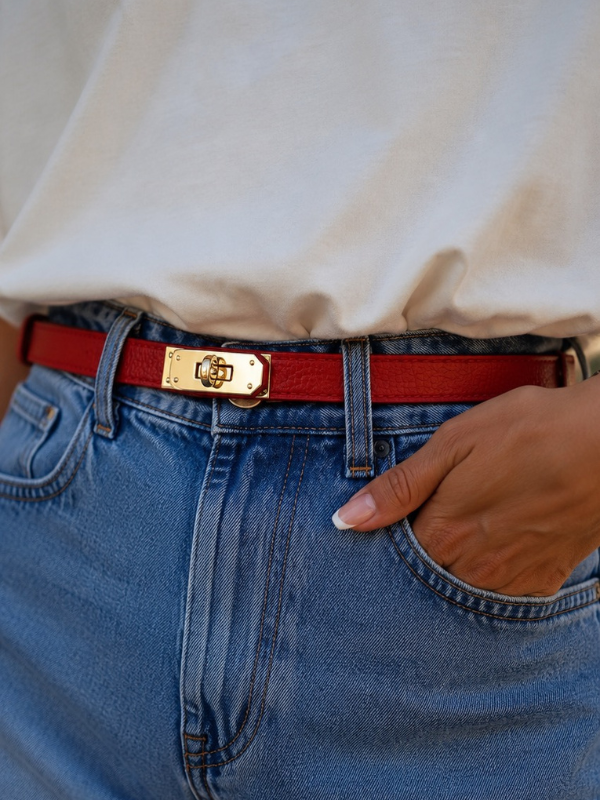 Ceinture Kelya - Rouge