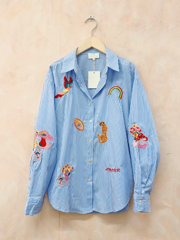 Chemise Amour Brodé