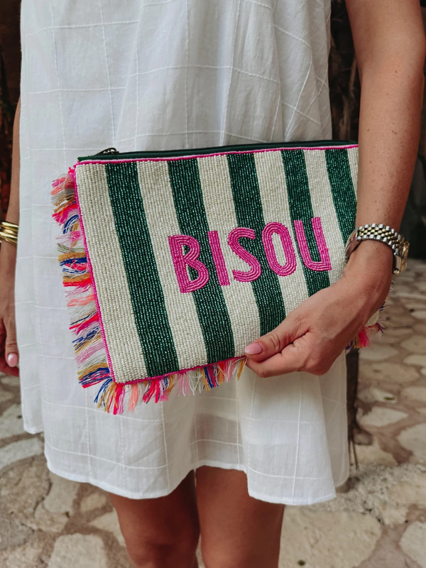 Pochette Bisou Green