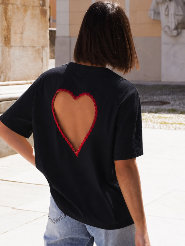 T-Shirt Love Noir