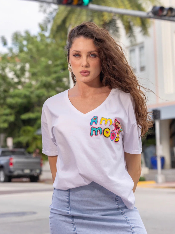 T-Shirt Amor Blanc
