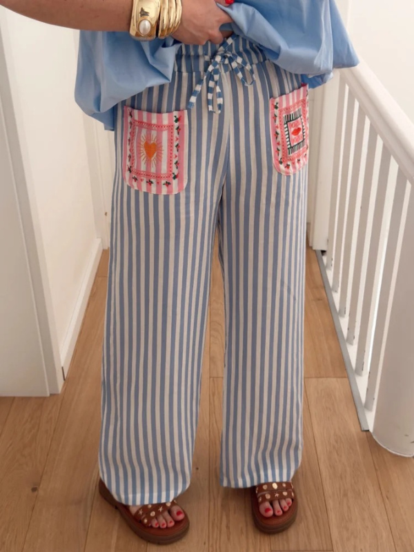 Pantalon Joya Bleu