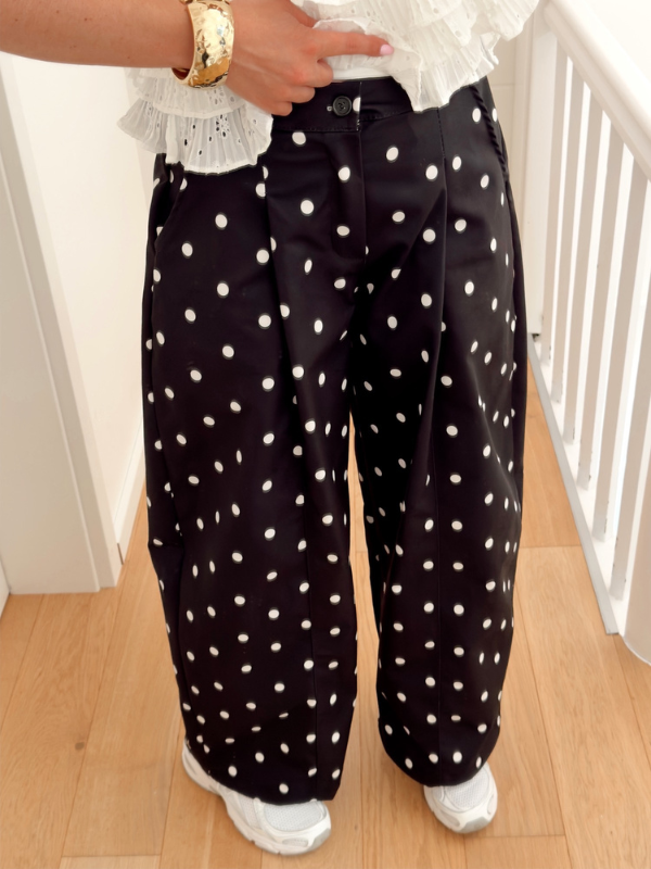 Pantalon Polka Noir