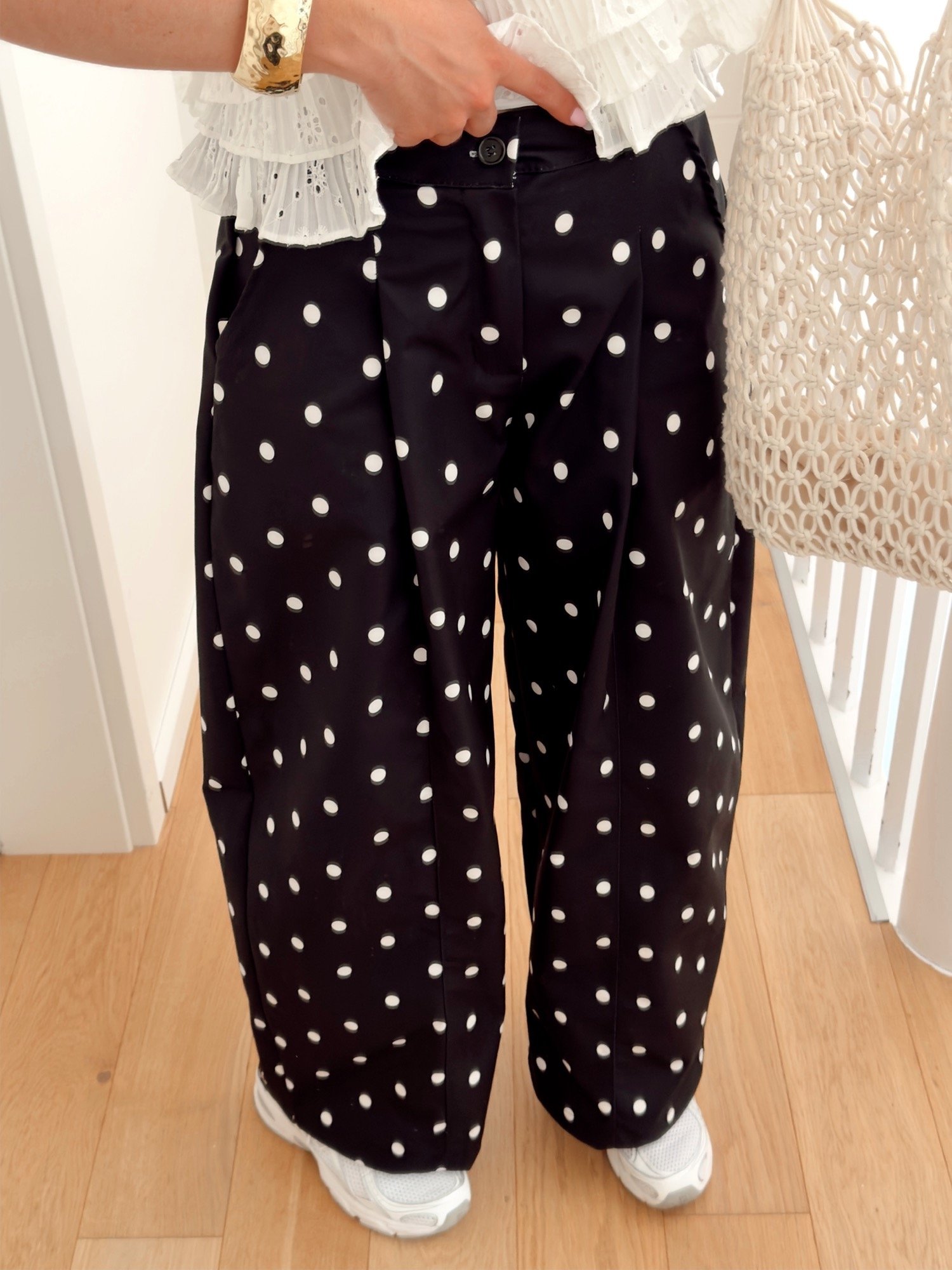 Pantalon Polka Noir – Image 4