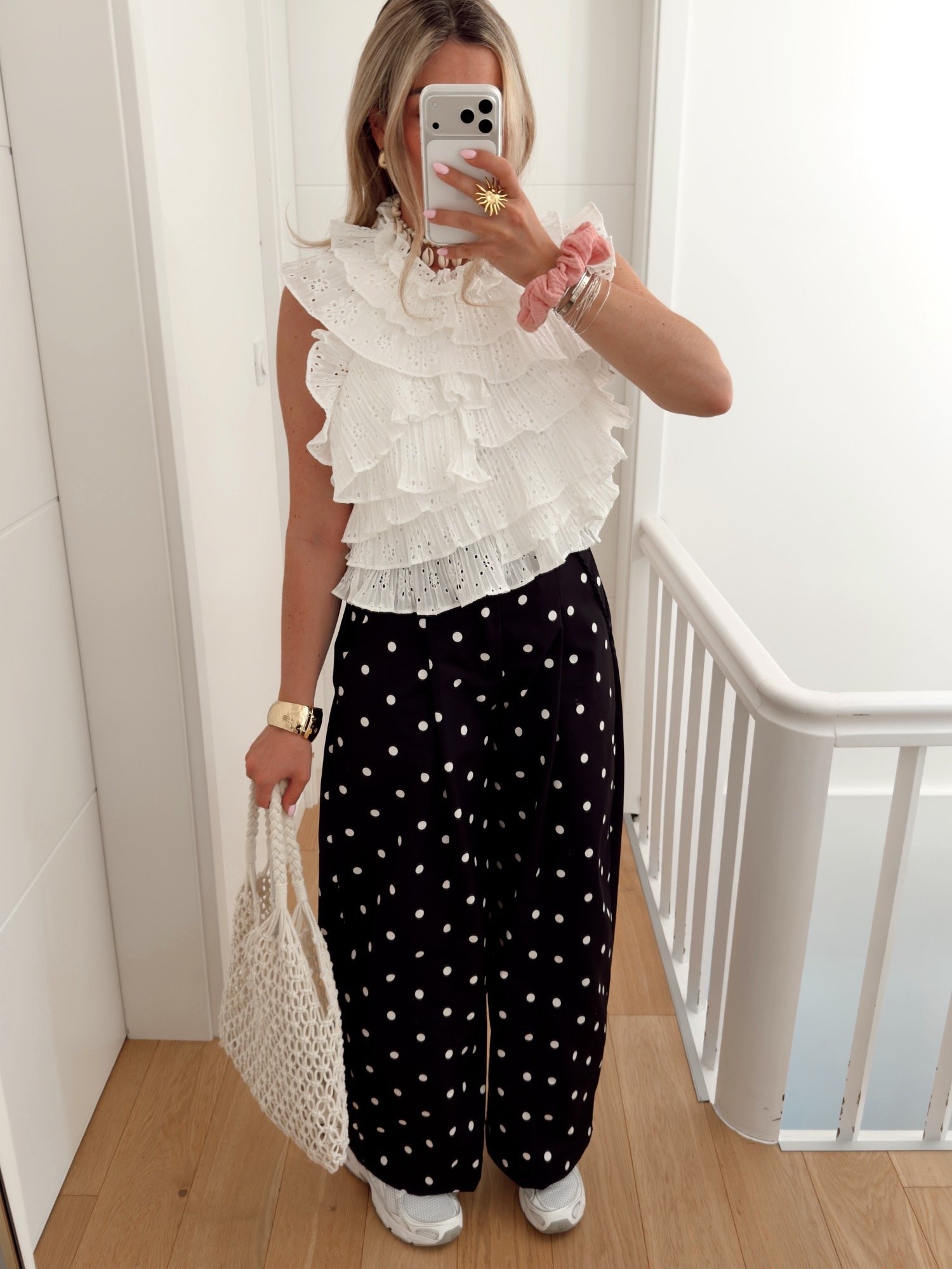 Pantalon Polka Noir – Image 2
