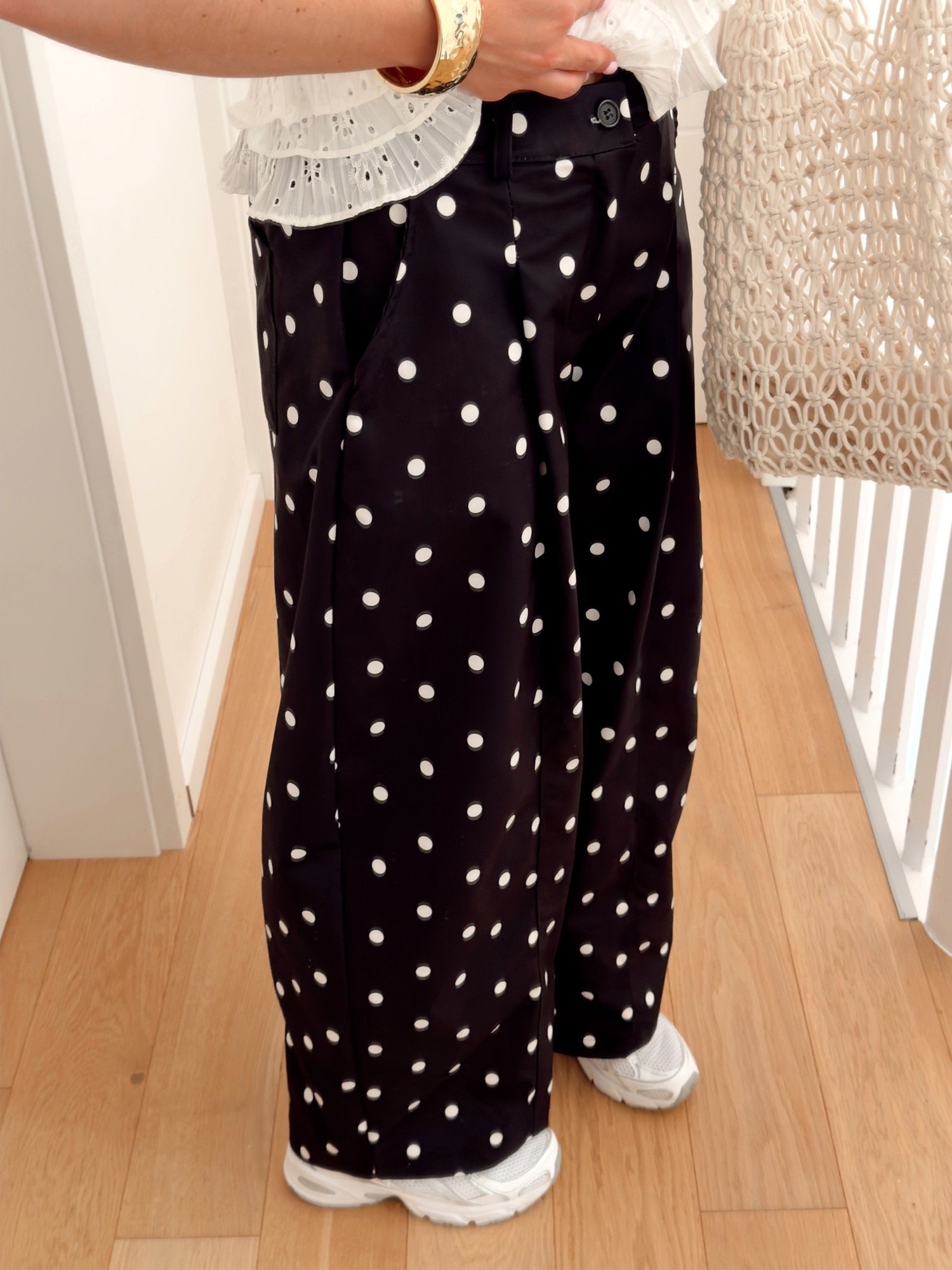 Pantalon Polka Noir – Image 3