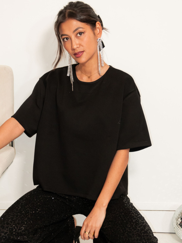 T-shirt Joy Noir
