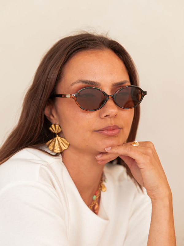 Lunette de Soleil Brun