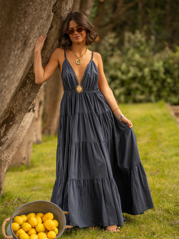 Robe Soleil Bleu Marine