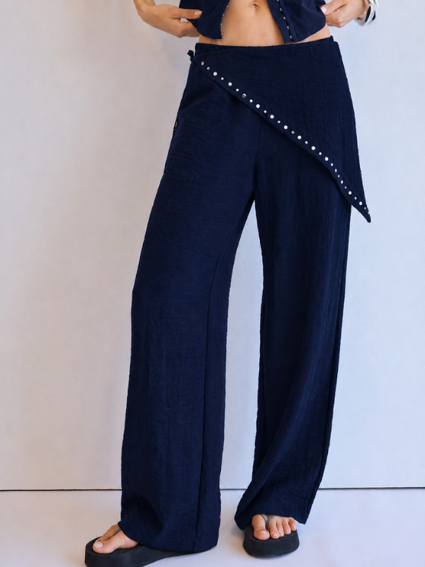 Pantalon Palazzo Marine