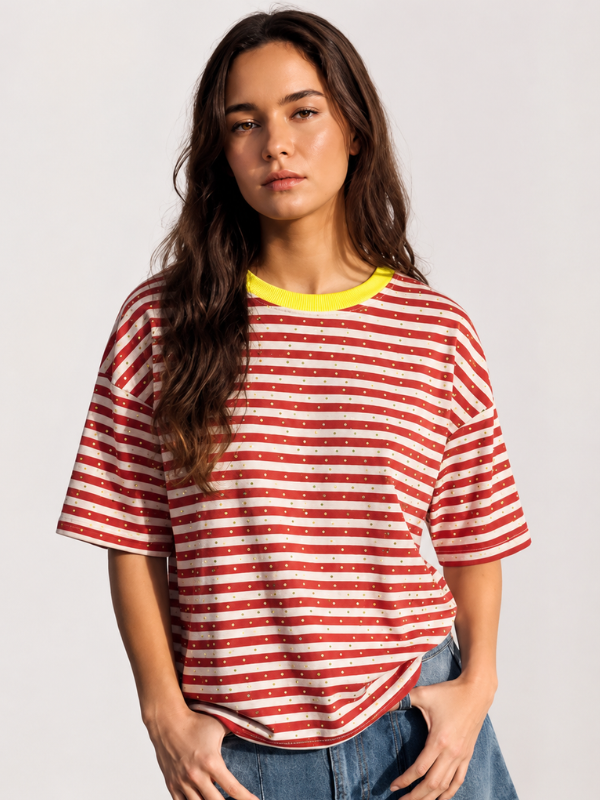 T-shirt Lily Rouge