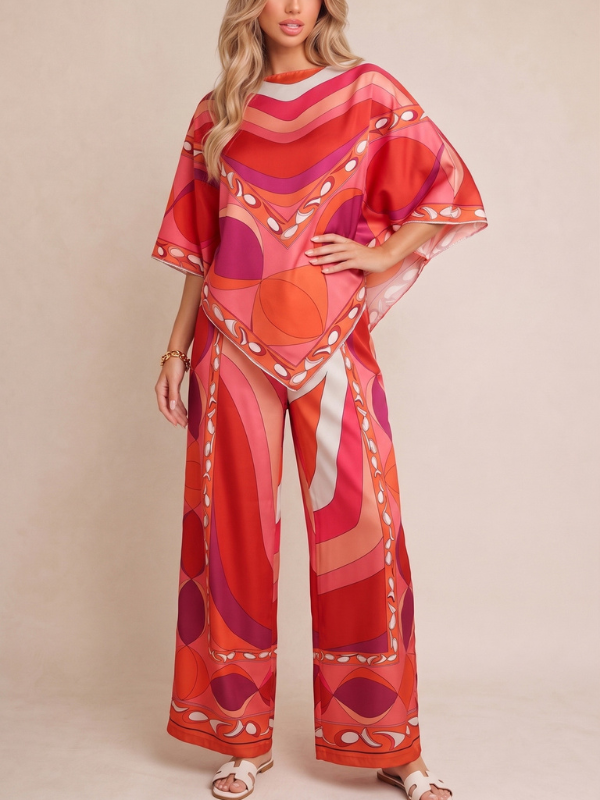 Set Amélia Pantalon - Rose