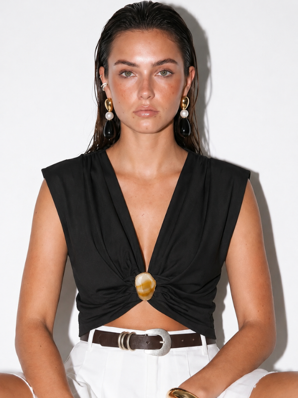Top Talia Noir